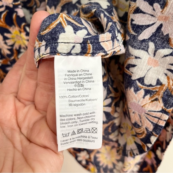 Madewell Short Robe Jacket Poolhouse Floral L7817 size small - Picture 10 of 10